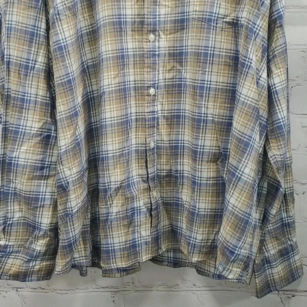 Peter Millar Crown Shirt Plaid Mount Pearl Men's Size XXL - Picture 5 of 12